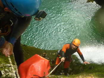 Canyoning Intsra Wasserfall